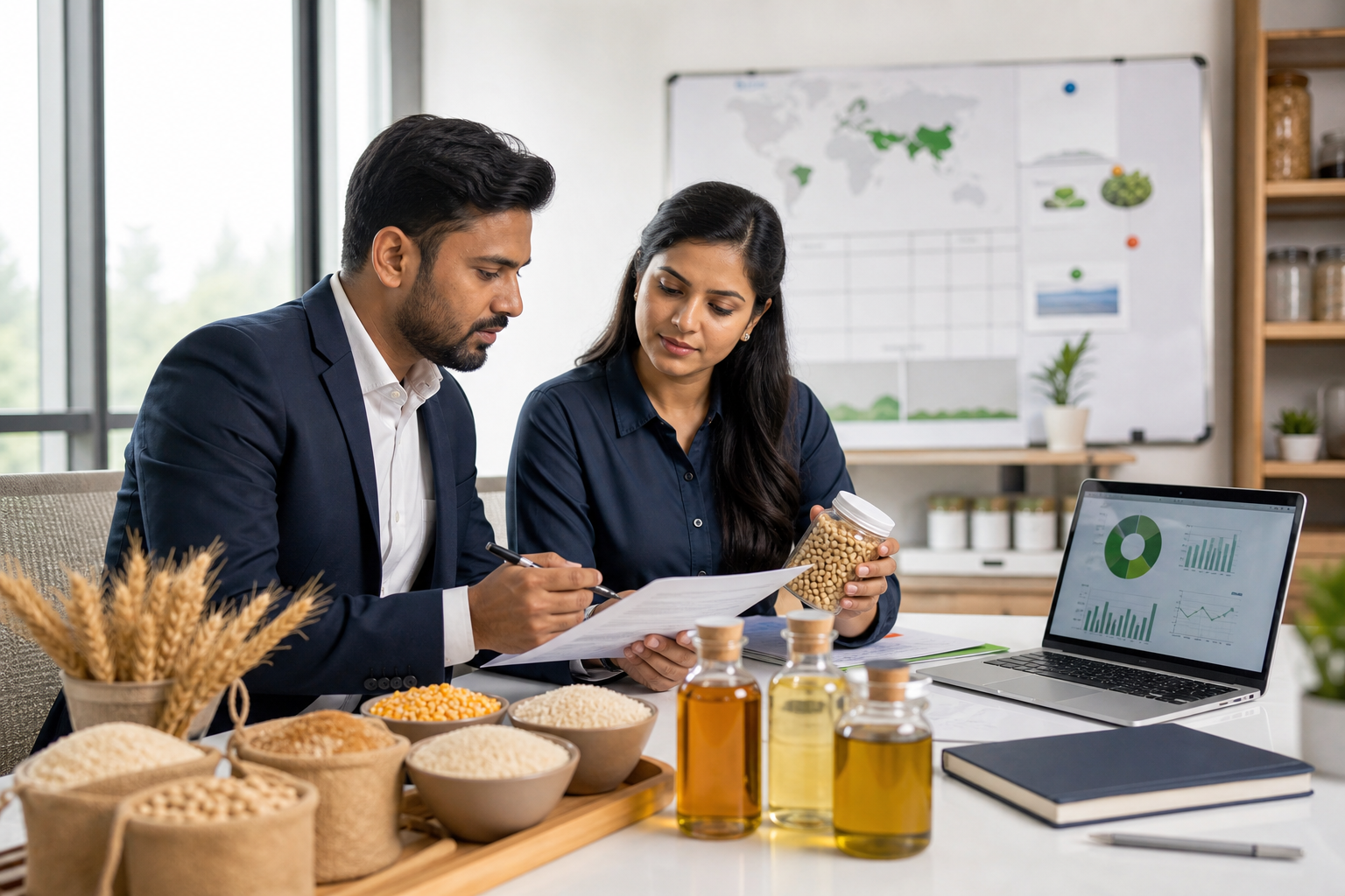 Agro commodity quality review and procurement planning
