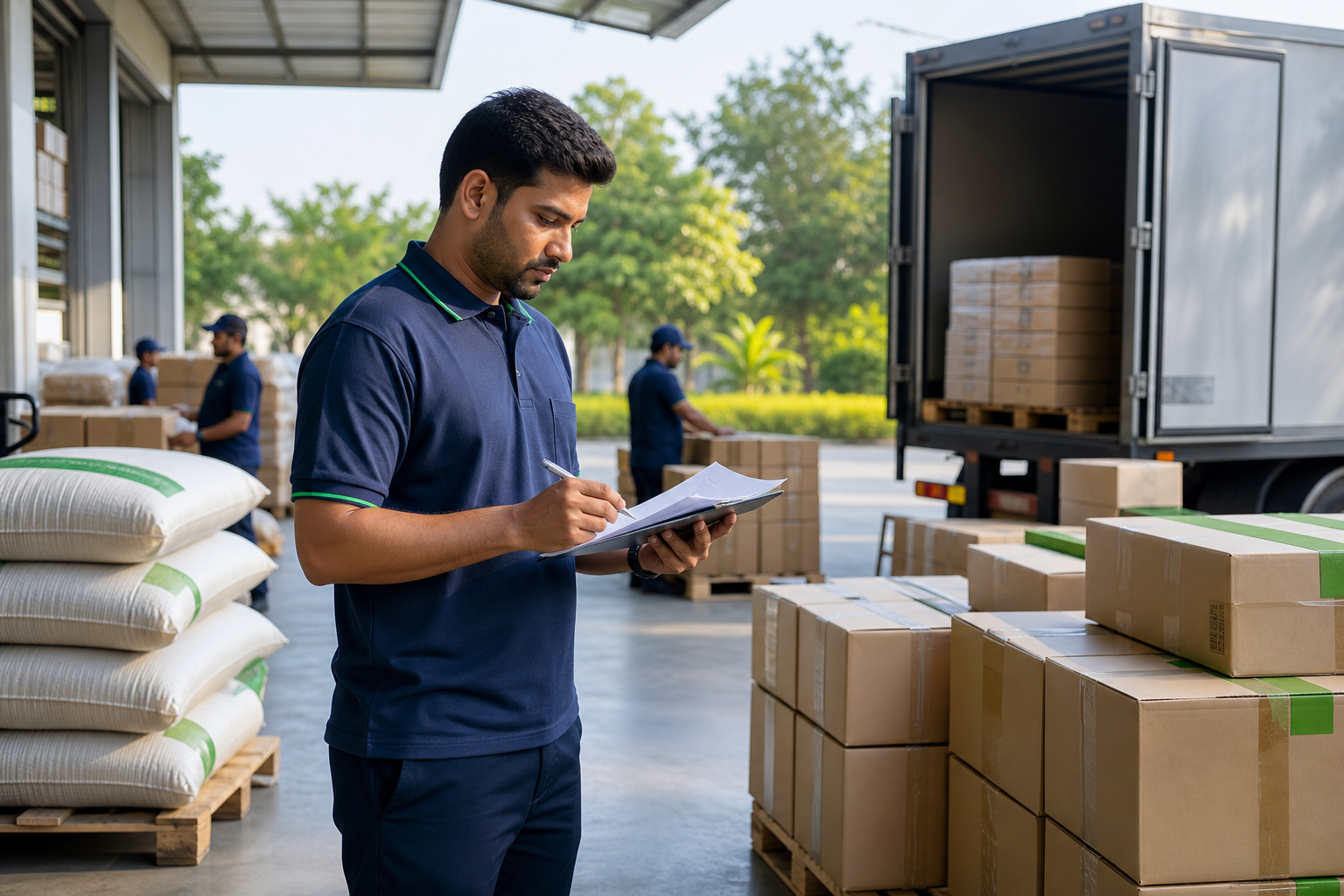 Organized agro commodity logistics and dispatch coordination